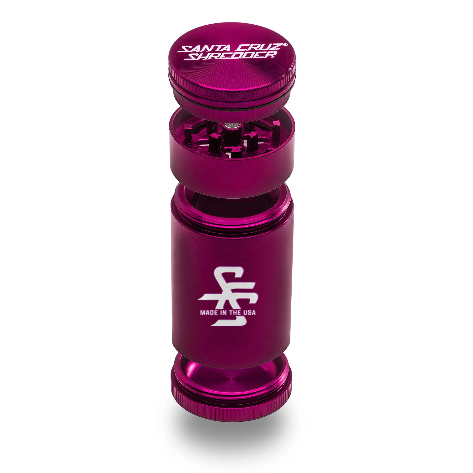 Aluminum 4 Piece Small Herb Grinders (TRAVELER) - Image 5